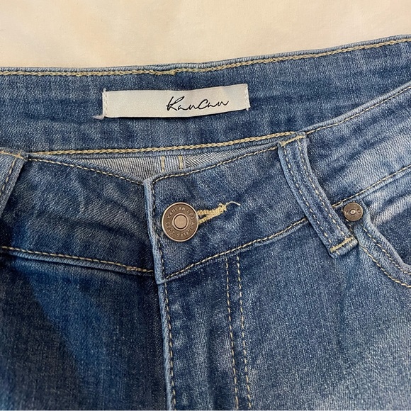 LIKE NEW - KANCAN DISTRESSED FRAYED HEM JEANS - SIZE 29 - Picture 9 of 10